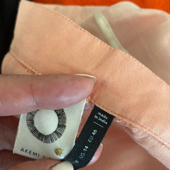 Anthropologie Akemi + Kin Embroidered Floral Tulle Maxi Skirt with Fringe Hem 14 - Picture 10 of 15